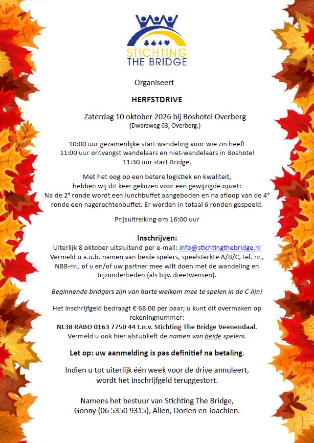 Herfstdrive 2026